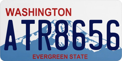 WA license plate ATR8656