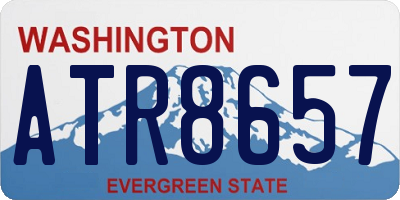 WA license plate ATR8657