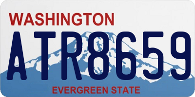 WA license plate ATR8659