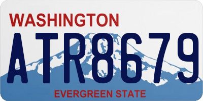 WA license plate ATR8679