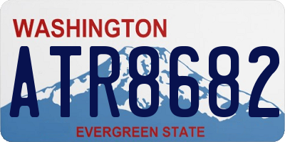 WA license plate ATR8682