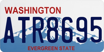 WA license plate ATR8695