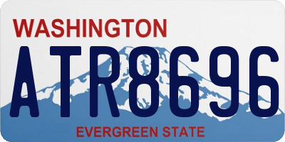 WA license plate ATR8696