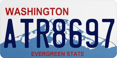 WA license plate ATR8697