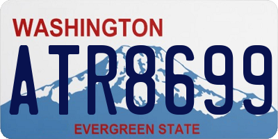 WA license plate ATR8699