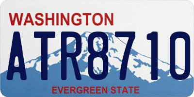 WA license plate ATR8710