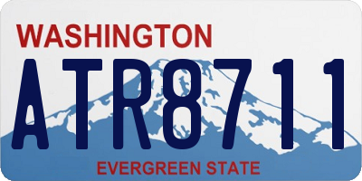 WA license plate ATR8711