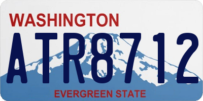 WA license plate ATR8712