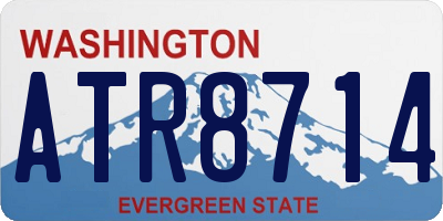 WA license plate ATR8714