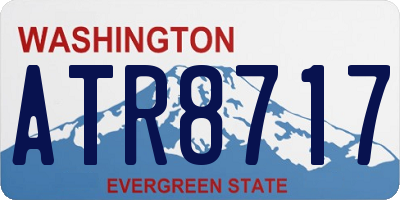 WA license plate ATR8717