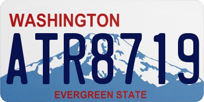 WA license plate ATR8719