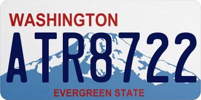 WA license plate ATR8722