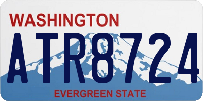 WA license plate ATR8724