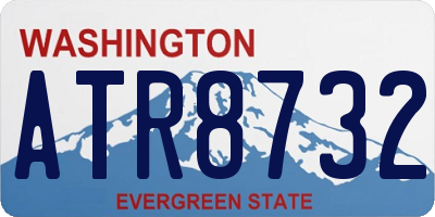 WA license plate ATR8732