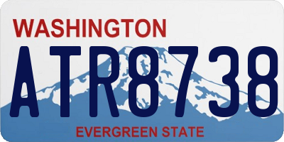 WA license plate ATR8738