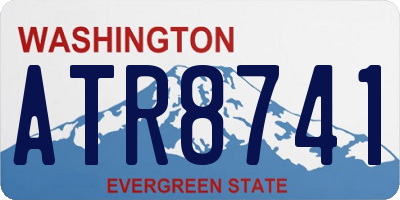 WA license plate ATR8741