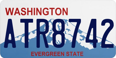 WA license plate ATR8742