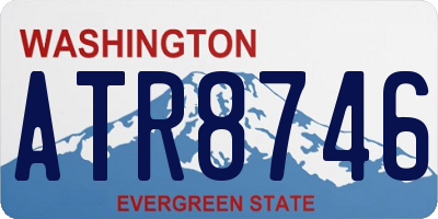 WA license plate ATR8746