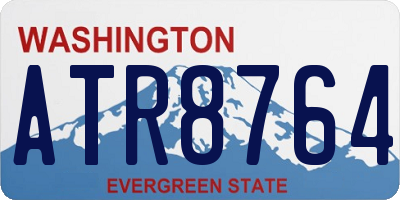 WA license plate ATR8764