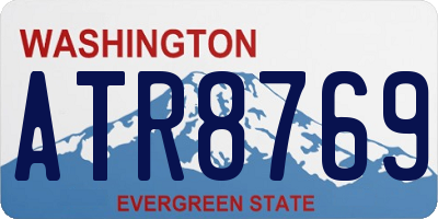 WA license plate ATR8769