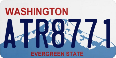 WA license plate ATR8771