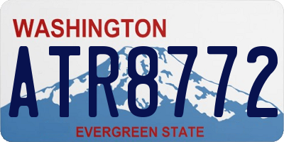 WA license plate ATR8772