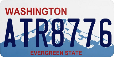 WA license plate ATR8776