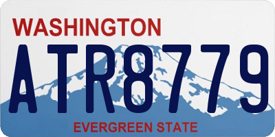 WA license plate ATR8779