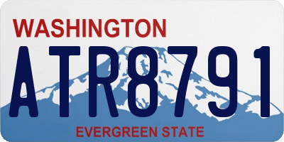 WA license plate ATR8791