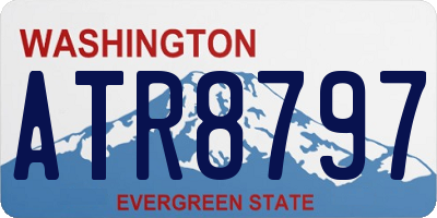 WA license plate ATR8797