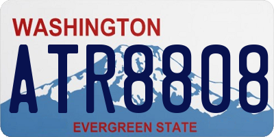WA license plate ATR8808