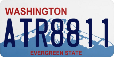 WA license plate ATR8811