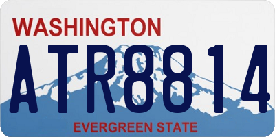 WA license plate ATR8814