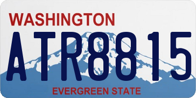 WA license plate ATR8815
