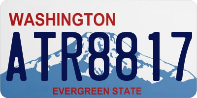 WA license plate ATR8817