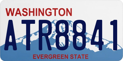 WA license plate ATR8841