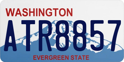 WA license plate ATR8857