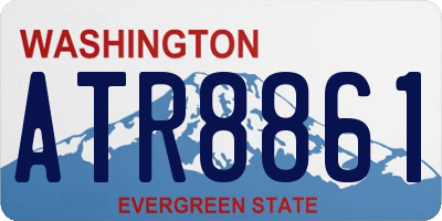 WA license plate ATR8861