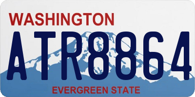 WA license plate ATR8864