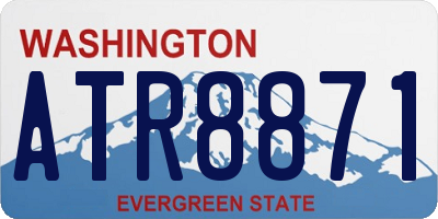 WA license plate ATR8871