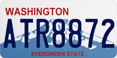WA license plate ATR8872