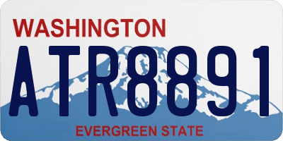 WA license plate ATR8891