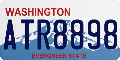 WA license plate ATR8898