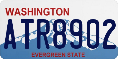 WA license plate ATR8902