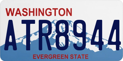 WA license plate ATR8944