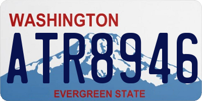 WA license plate ATR8946