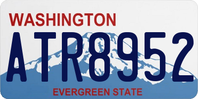 WA license plate ATR8952