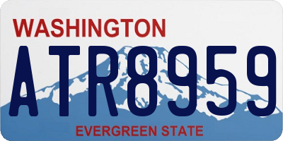WA license plate ATR8959