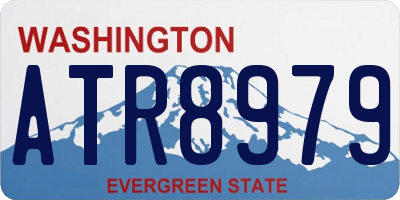 WA license plate ATR8979