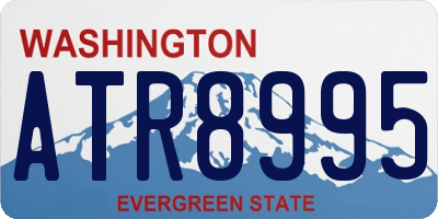 WA license plate ATR8995